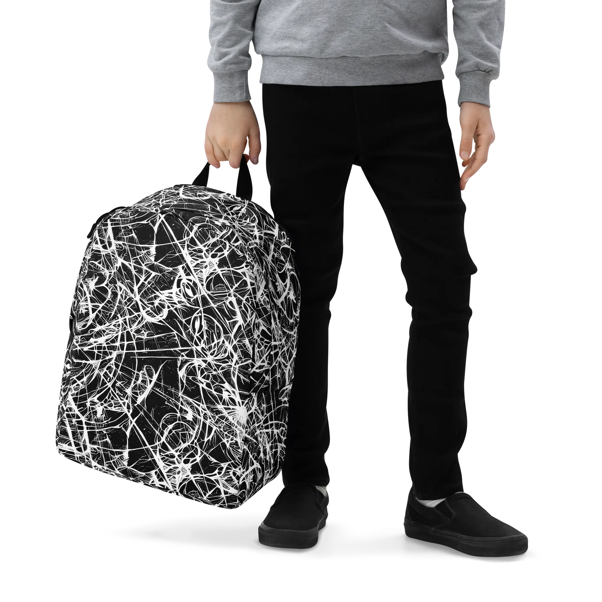 Ink Nervure on Minimalist Backpack — Zoomed-in