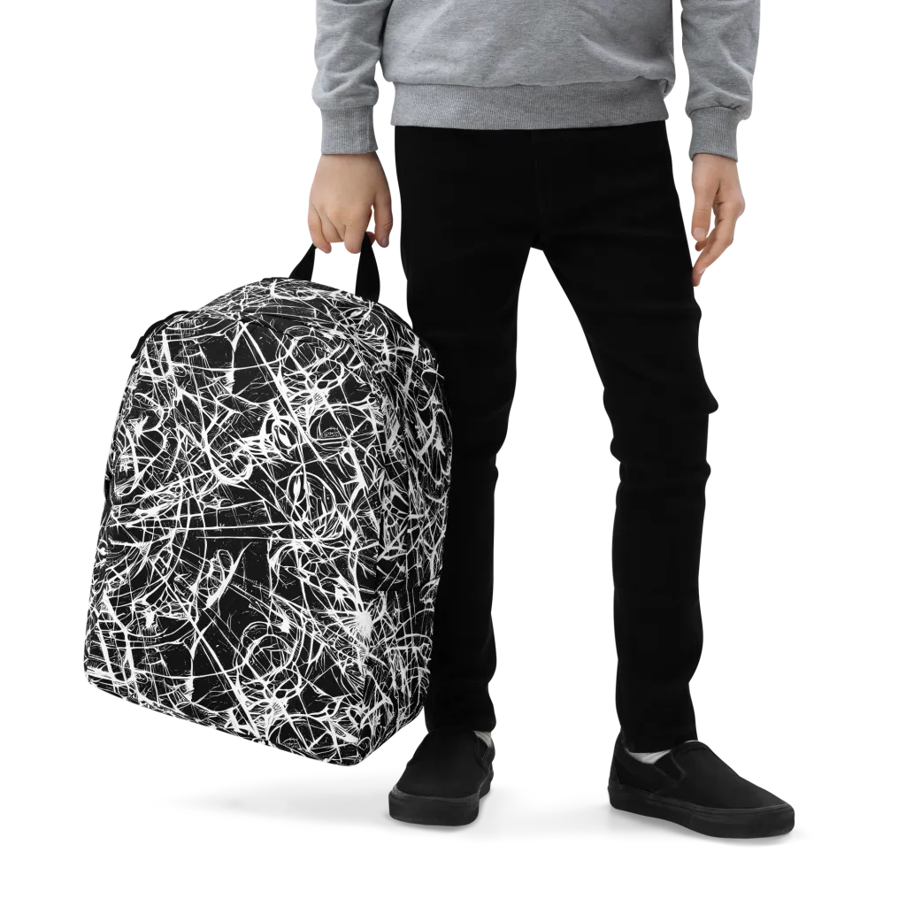 Ink Nervure on Minimalist Backpack — Zoomed-in