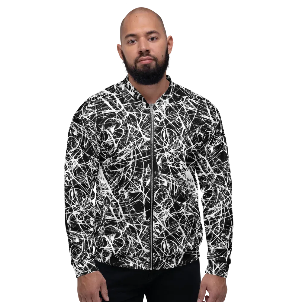 Ink Nervure on Bomber Jacket — Front