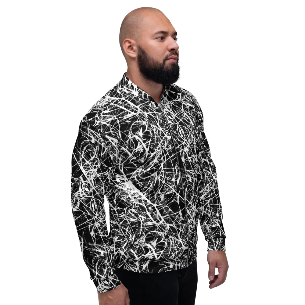 Ink Nervure on Bomber Jacket — Right