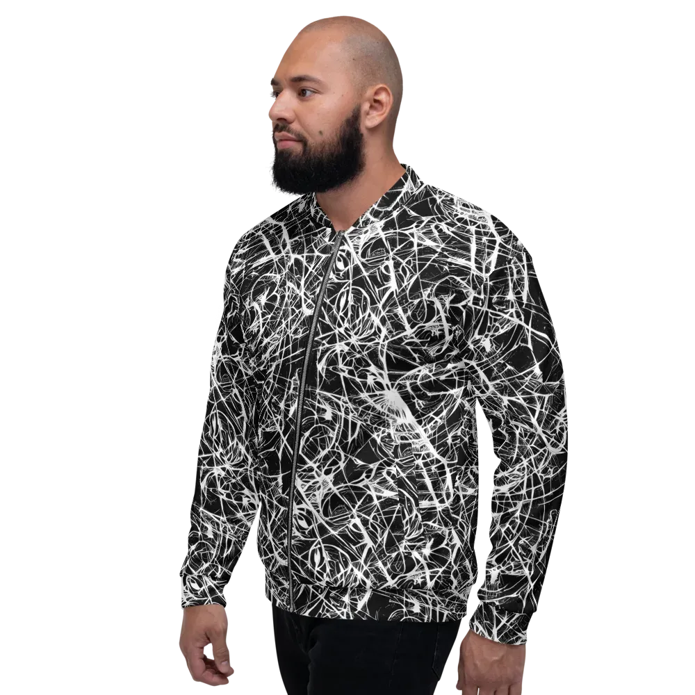 Ink Nervure on Bomber Jacket — Left