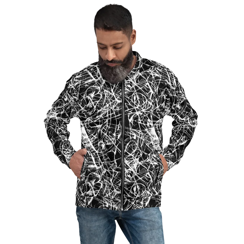 Ink Nervure on Bomber Jacket — Front