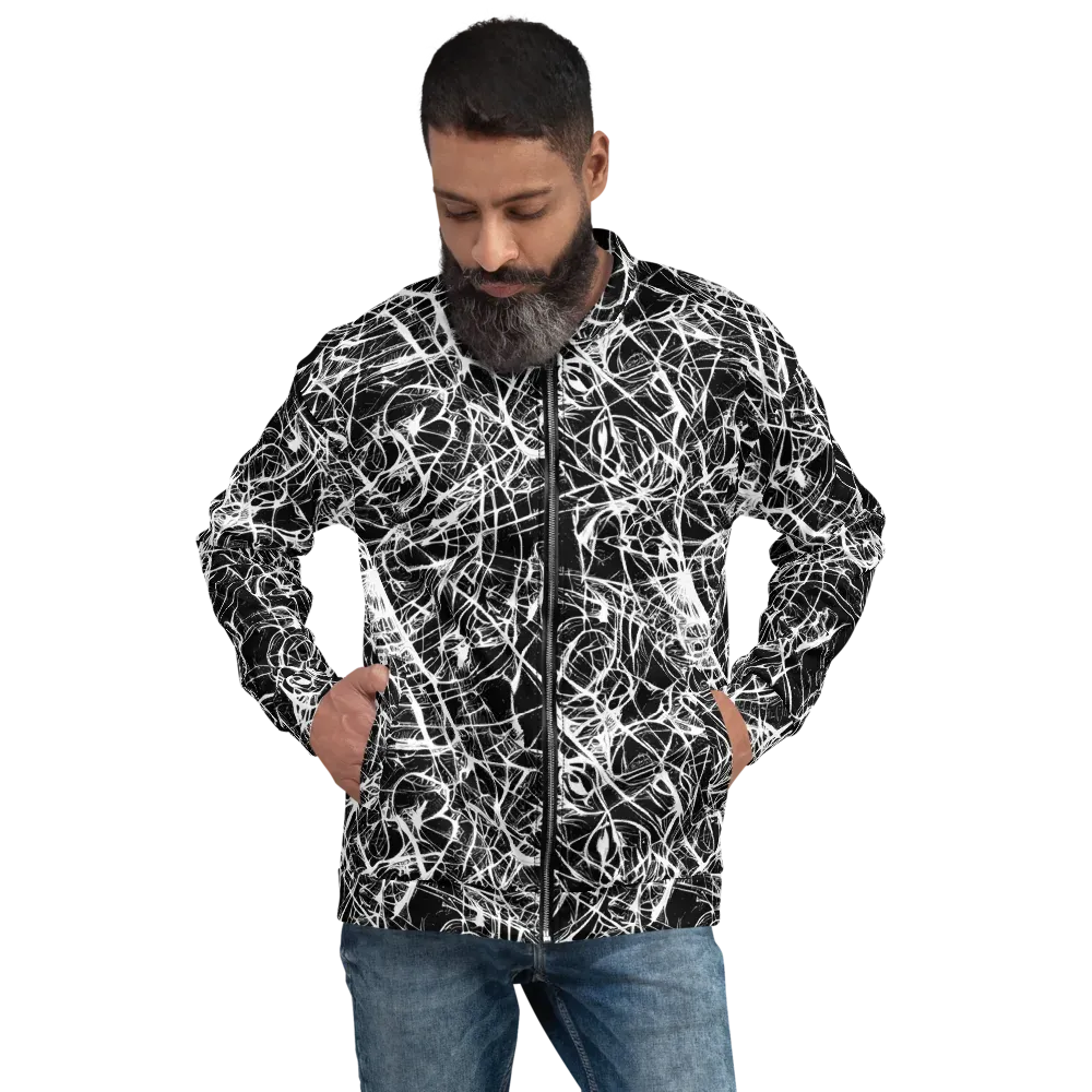 Ink Nervure on Bomber Jacket — Front