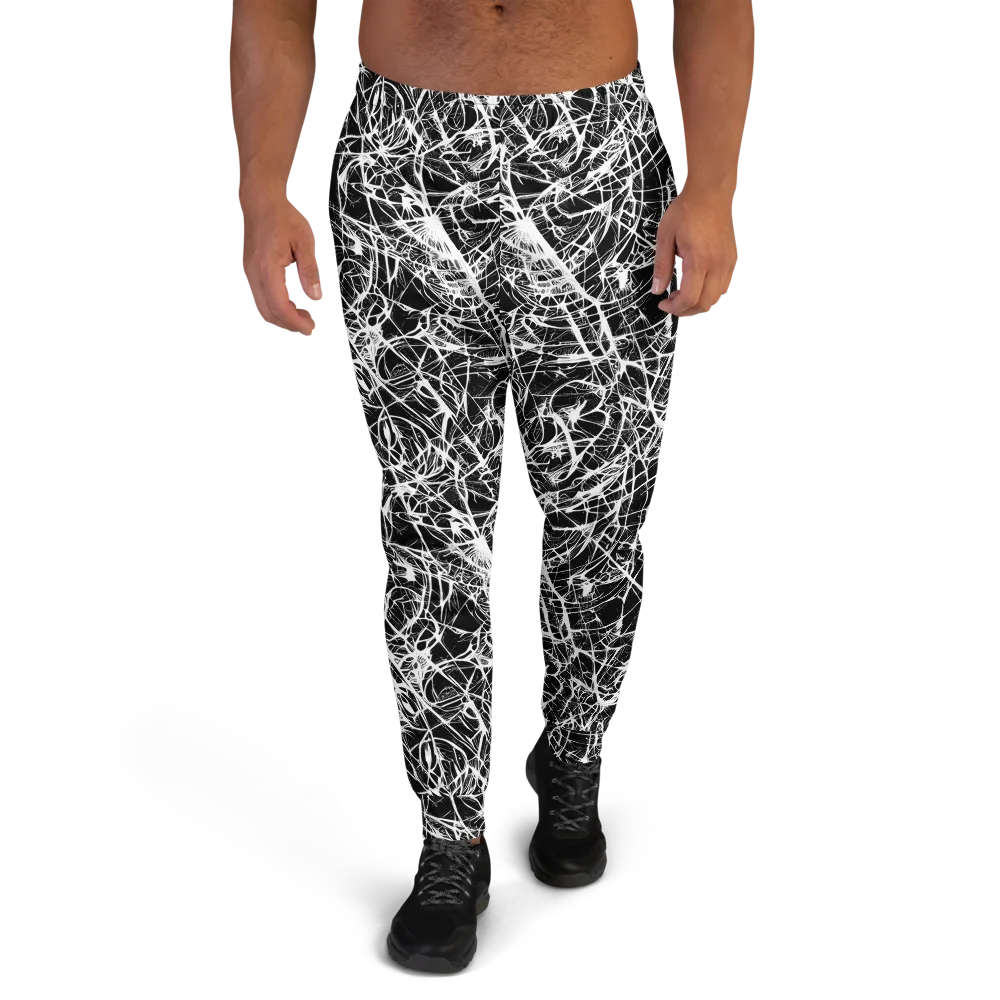 Ink Nervure on Men's Joggers — Front