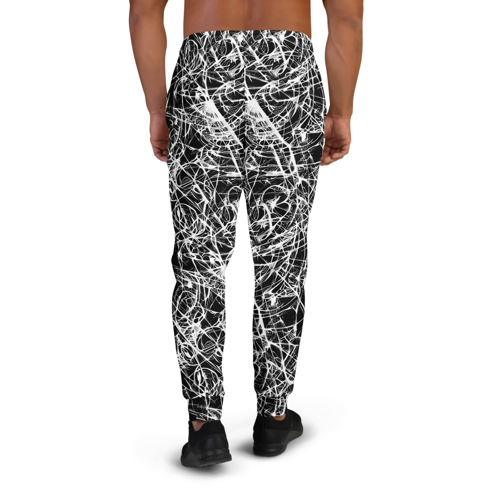 Ink Nervure on Men's Joggers — Back