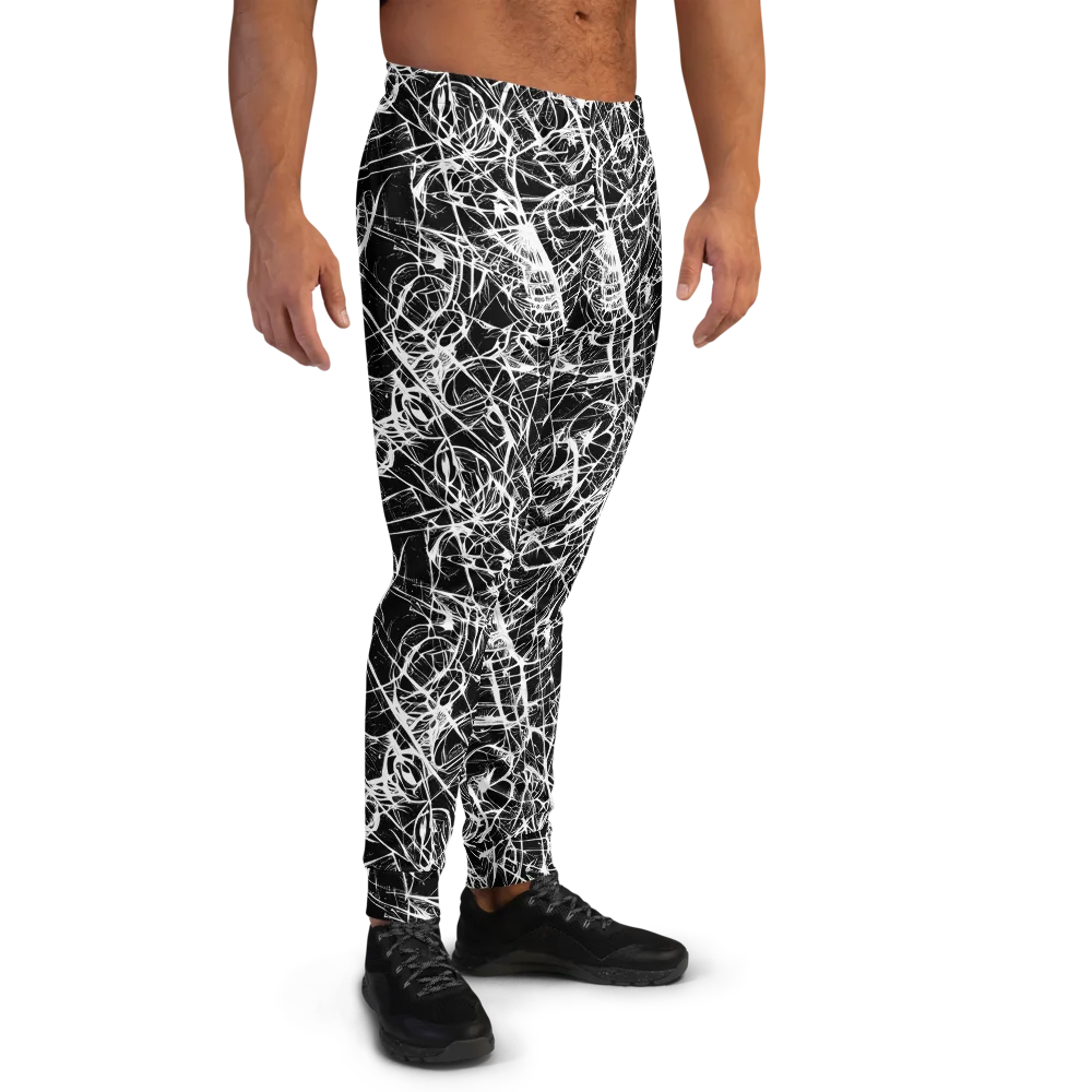 Ink Nervure on Men's Joggers — Right