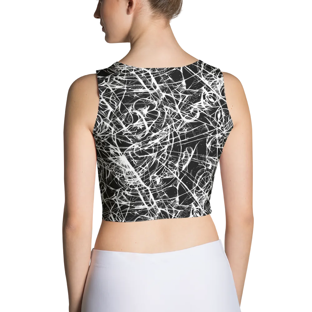 Ink Nervure on Crop Top — Back