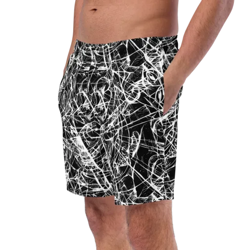 Ink Nervure on a Swim Trunks
