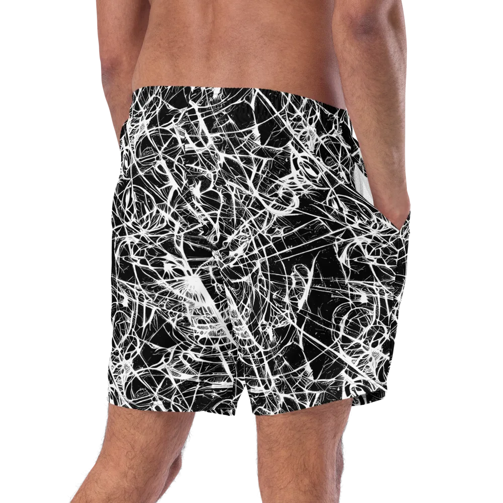 Ink Nervure on Swim Trunks — Right Back