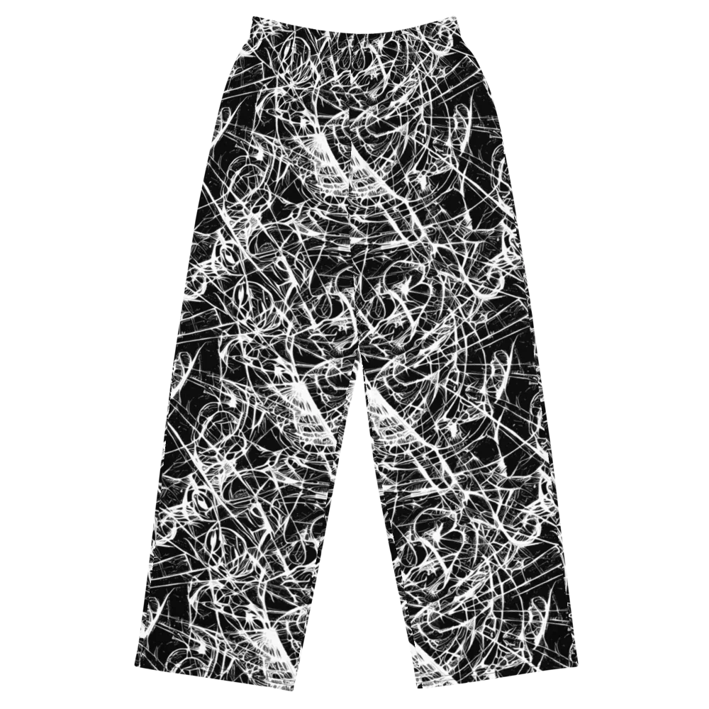 Ink Nervure on Wide-Leg Pants — Front