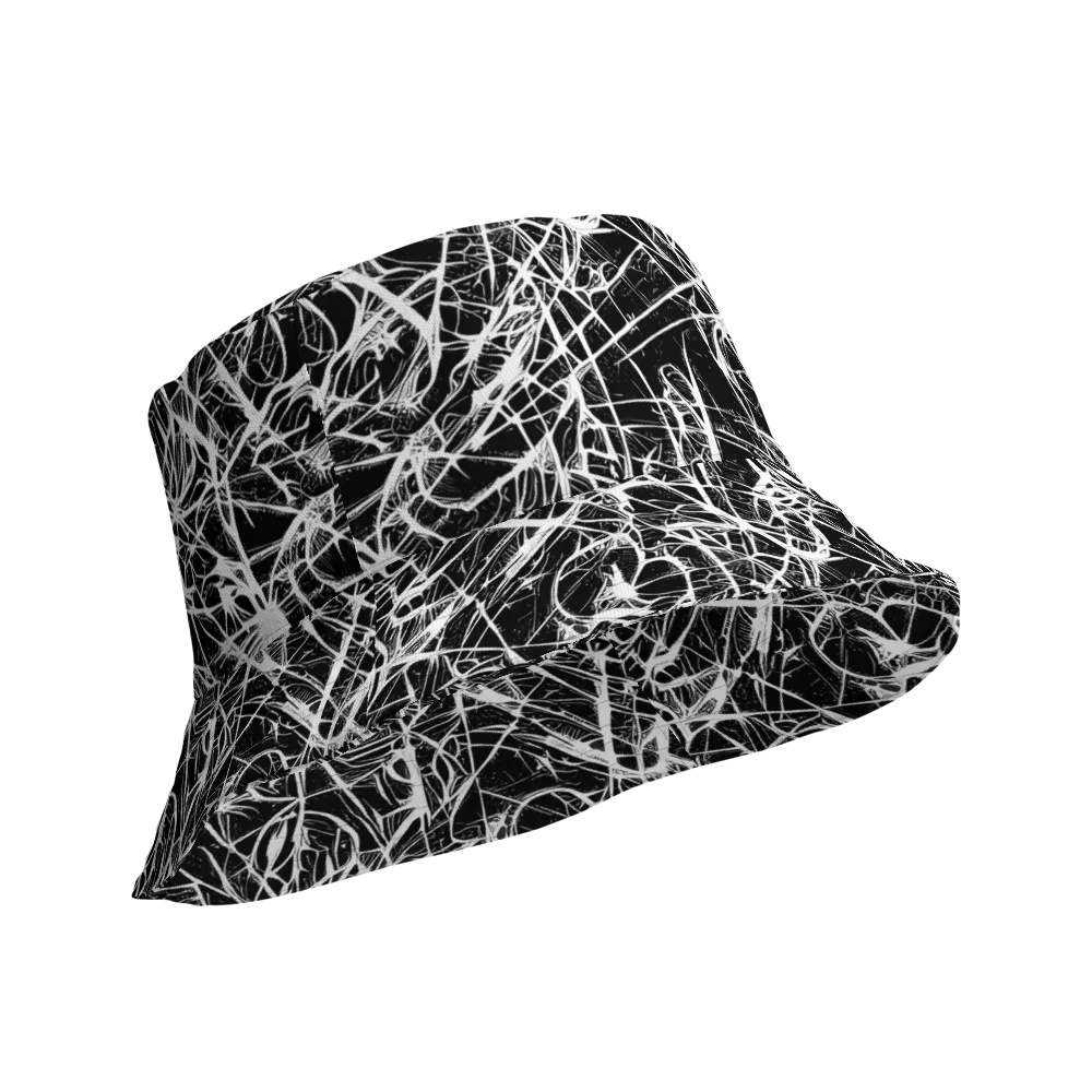 Ink Nervure on Reversible Bucket Hat — Product details Outside