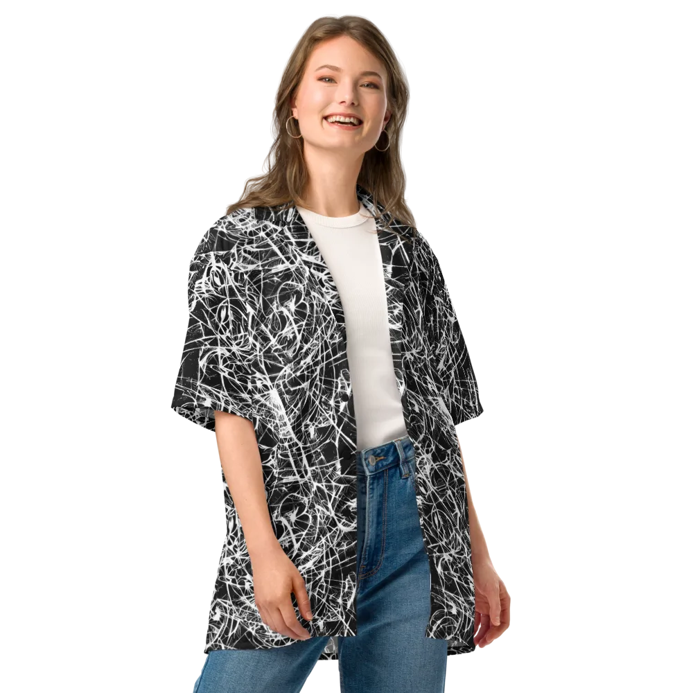 Ink Nervure on Button Shirt — Front