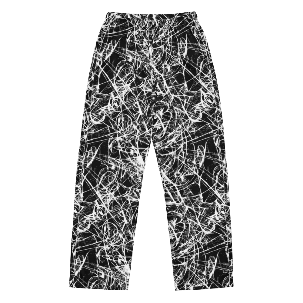 Ink Nervure on Women's Pajama Pants — Front