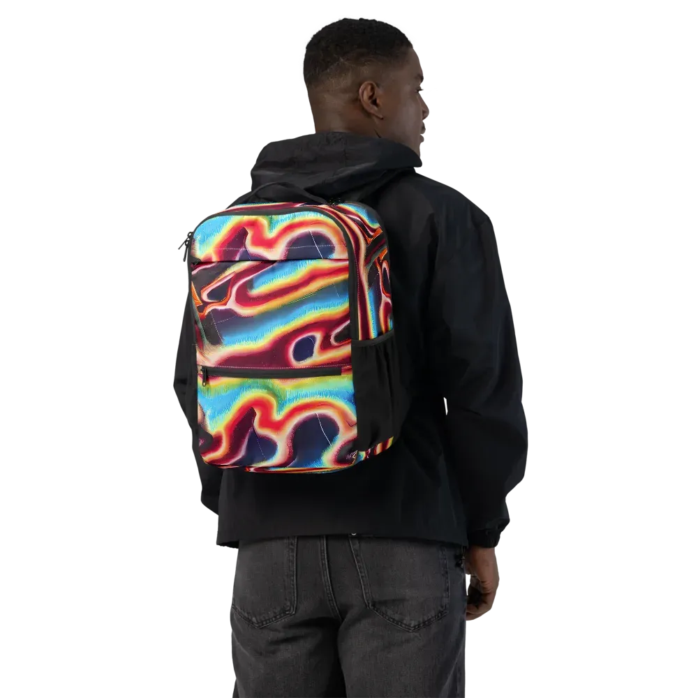 Afterdark Rainbow on Utility Backpack — Back