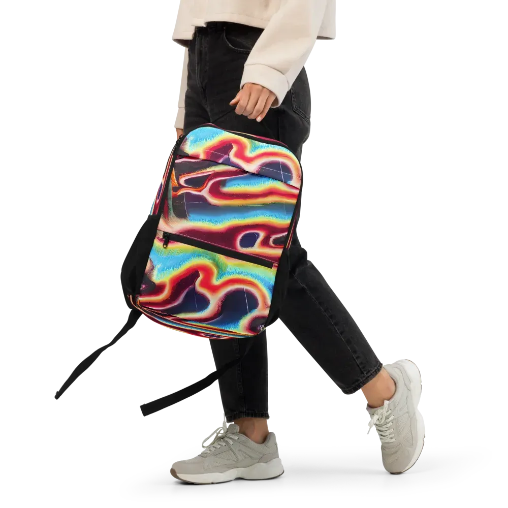 Afterdark Rainbow on Utility Backpack — Front