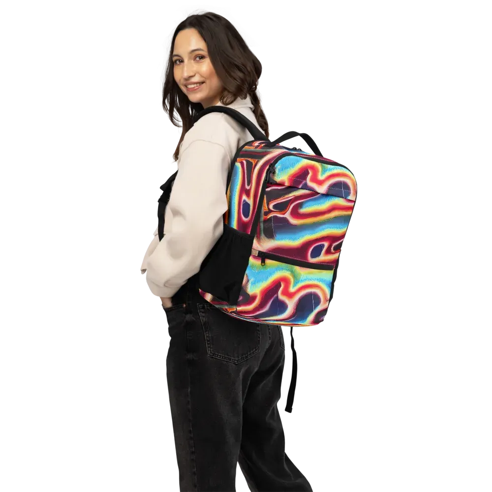 Afterdark Rainbow on Utility Backpack — Back