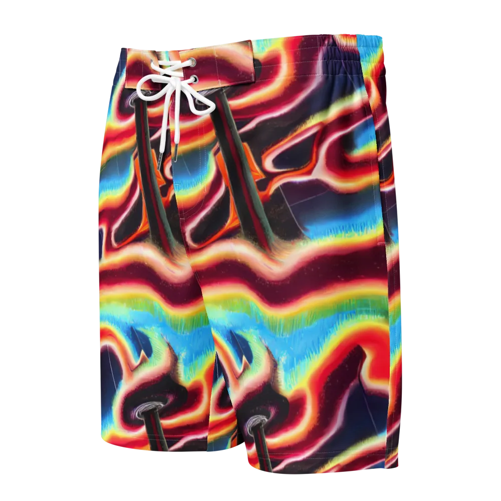 Afterdark Rainbow on Men's Board Shorts — Front
