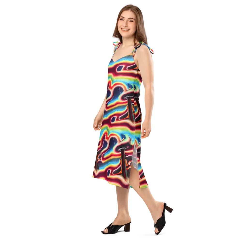 Afterdark Rainbow on Slip Dress — Left Front