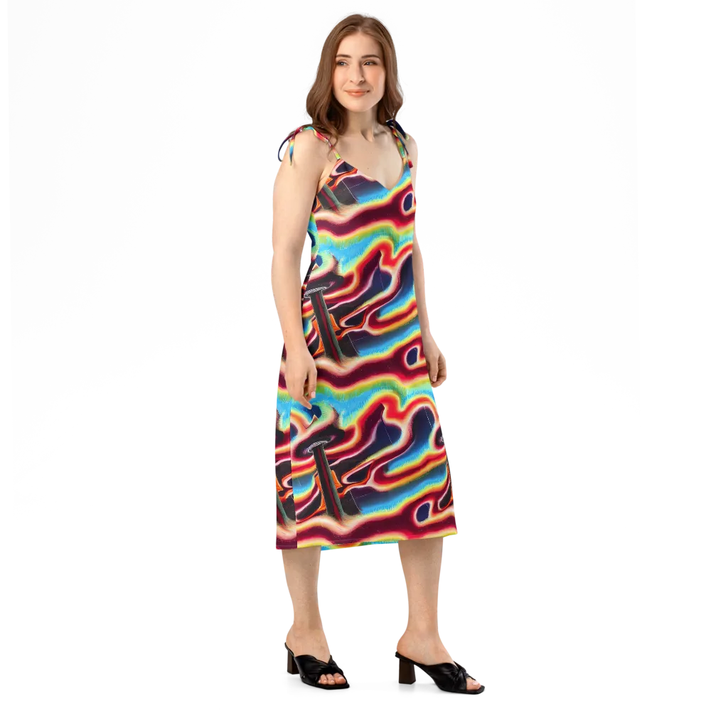Afterdark Rainbow on Slip Dress — Right Front