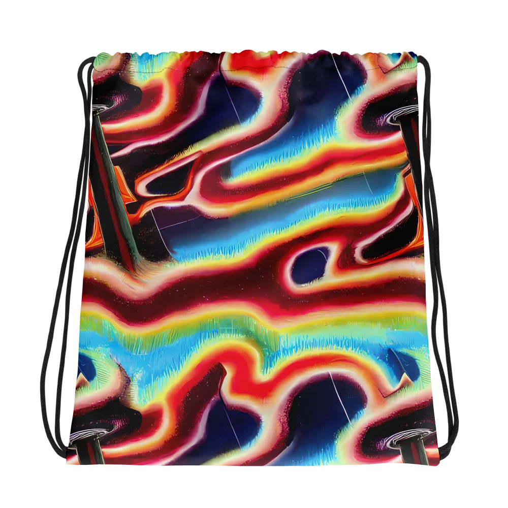 Afterdark Rainbow on Drawstring Bag — Photo