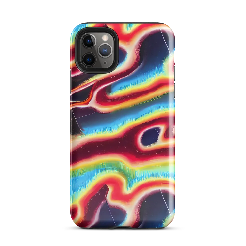 Afterdark Rainbow on Tough Case for iPhone® — Front