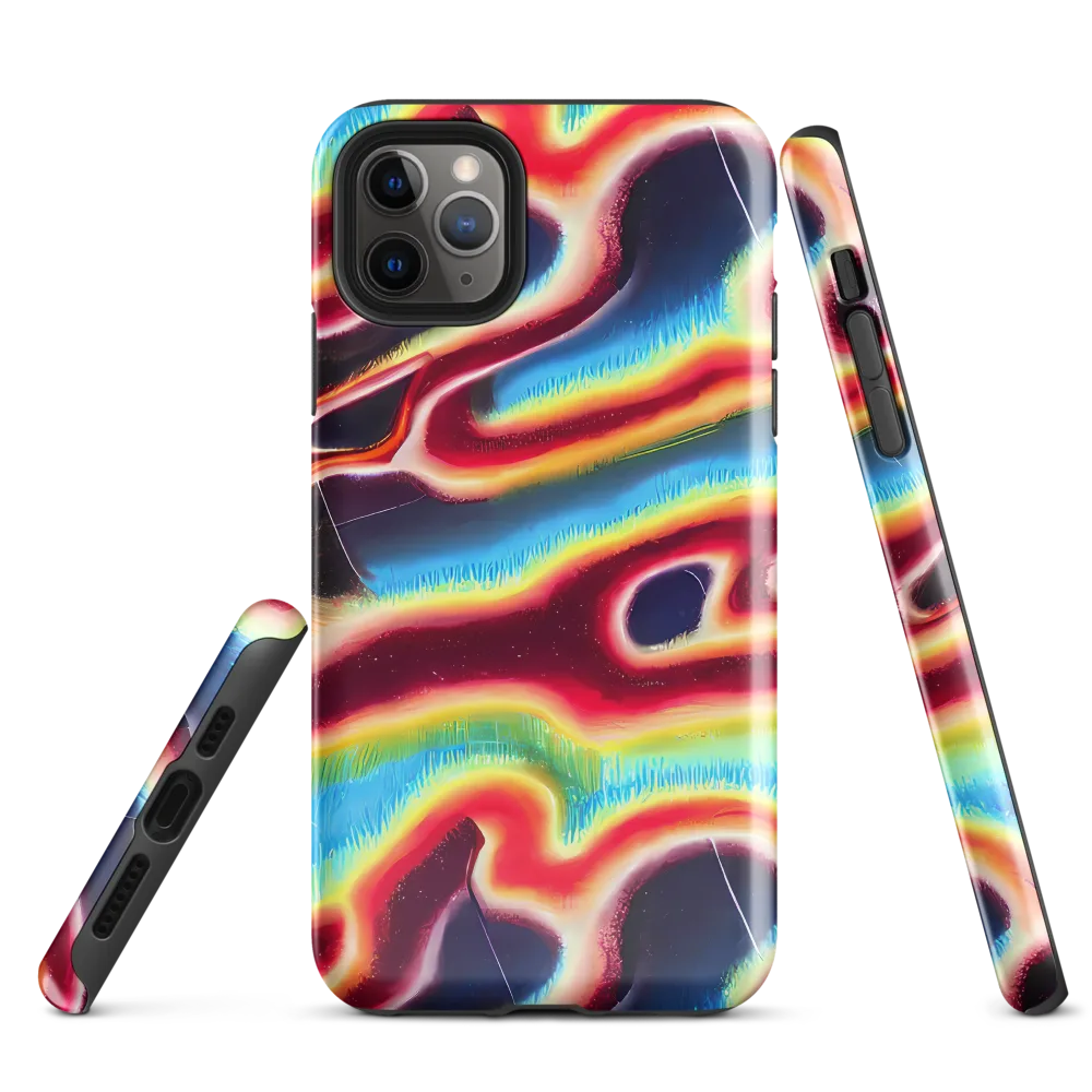 Afterdark Rainbow on Tough Case for iPhone® — Front