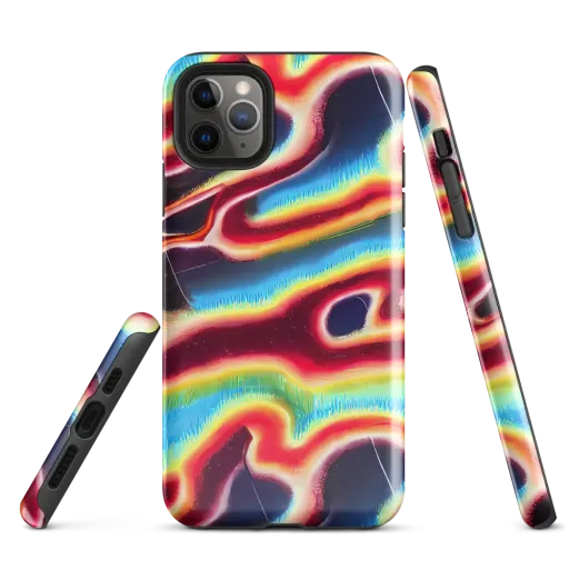 Afterdark Rainbow on a Tough Case for iPhone®