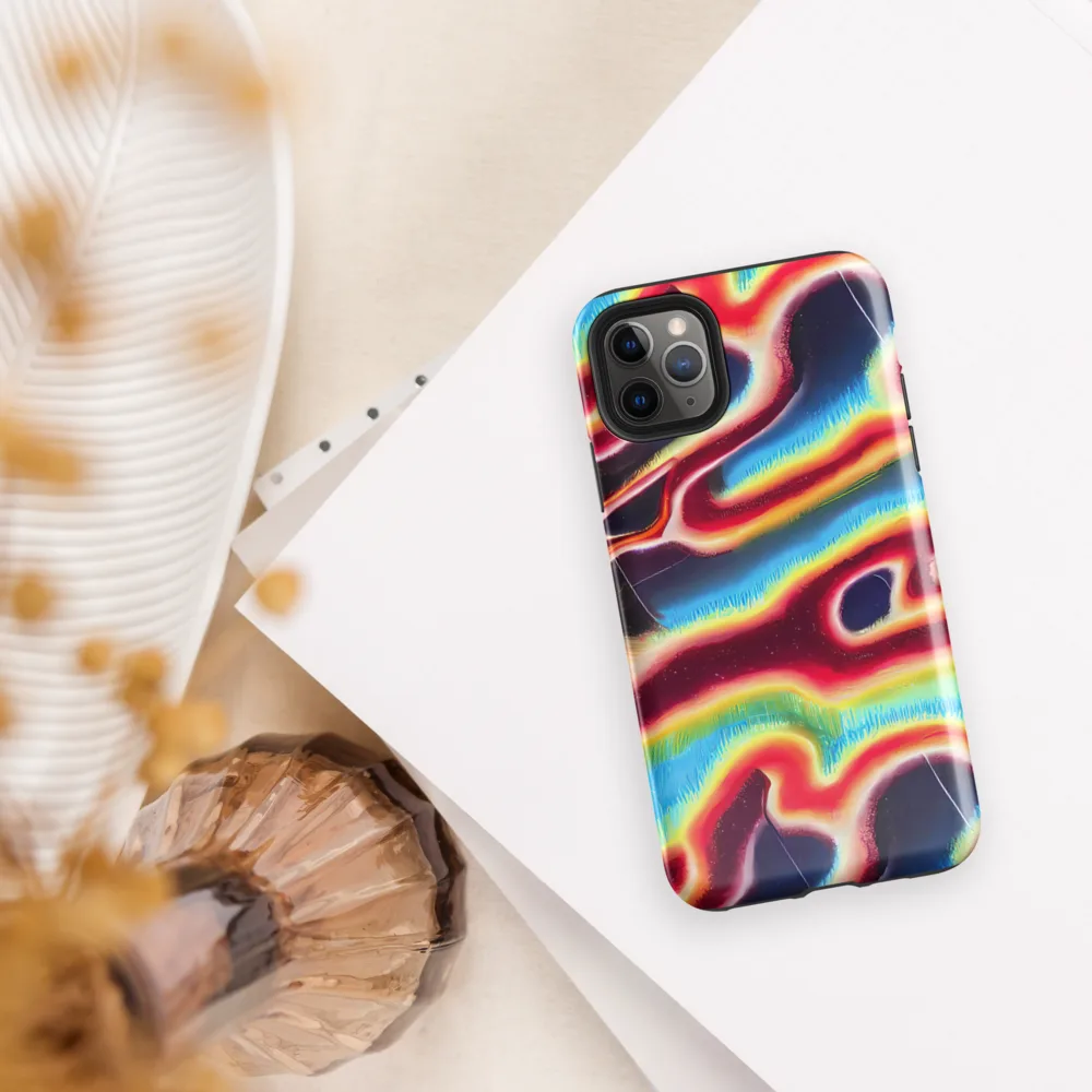 Afterdark Rainbow on Tough Case for iPhone® — Front