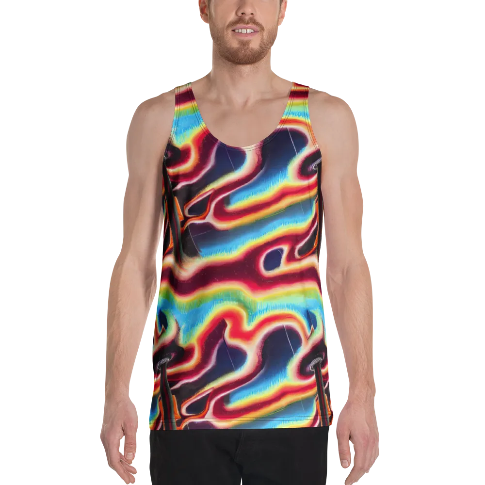 Afterdark Rainbow on Men's Tank Top — Front