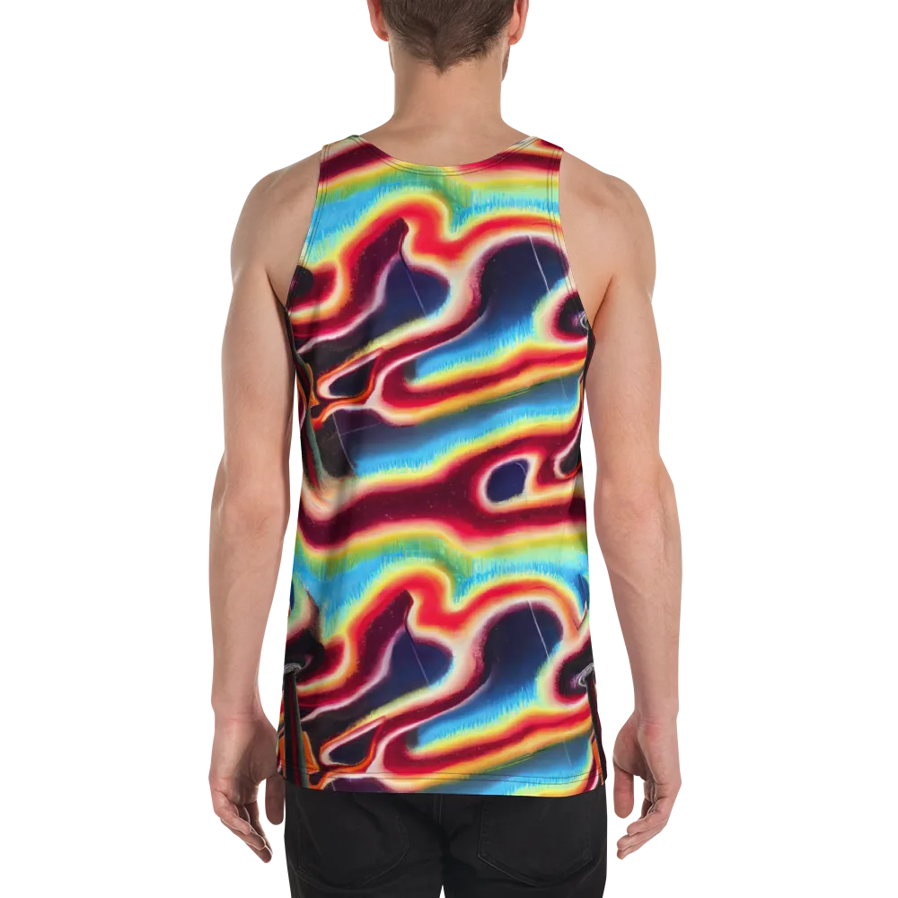 Afterdark Rainbow on Men's Tank Top — Back