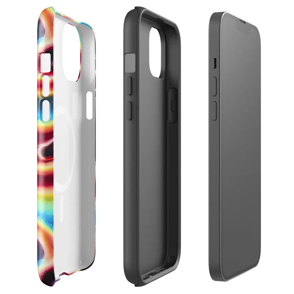 Afterdark Rainbow on MagSafe Tough Case for iPhone® — Front