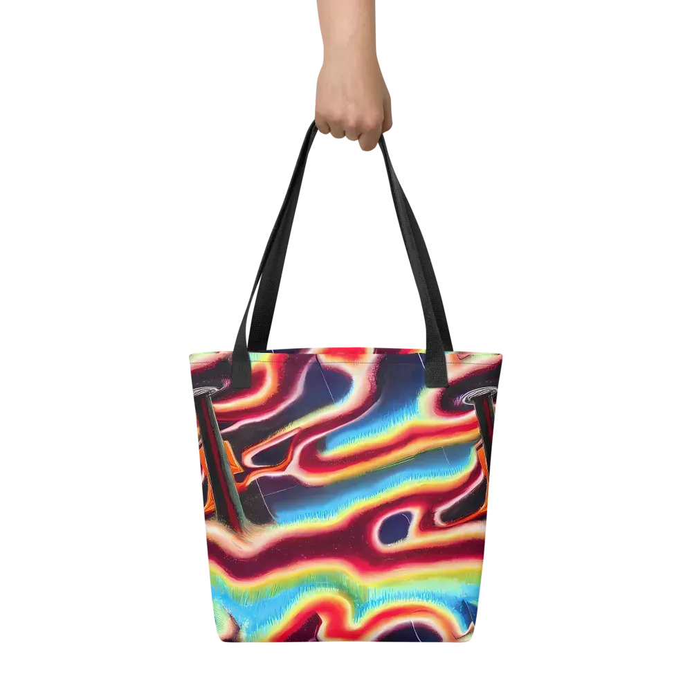 Afterdark Rainbow on Tote Bag — Front