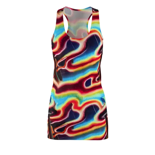 Afterdark Rainbow on a Racerback Dress