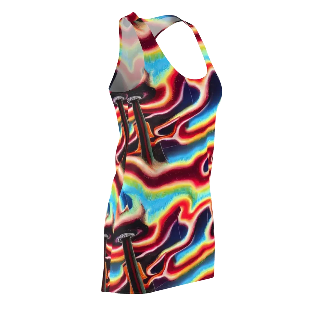 Afterdark Rainbow on Racerback Dress — Front Side