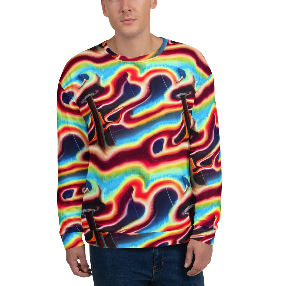 Afterdark Rainbow on Sweatshirt — Front