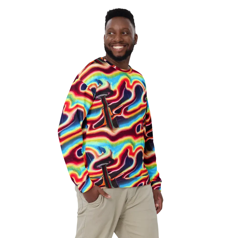 Afterdark Rainbow on Sweatshirt — Front