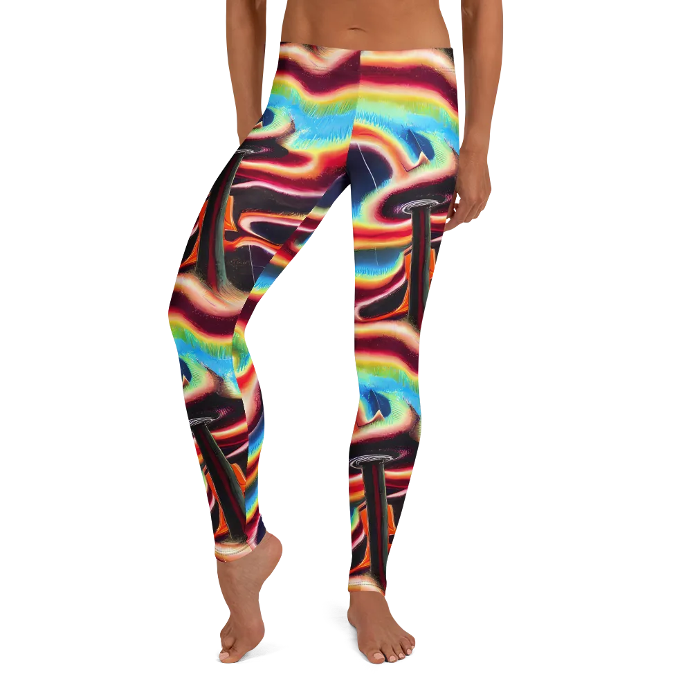 Afterdark Rainbow on Leggings — Front