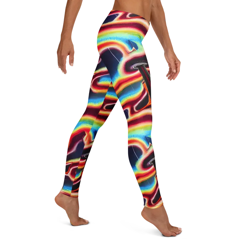 Afterdark Rainbow on Leggings — Right