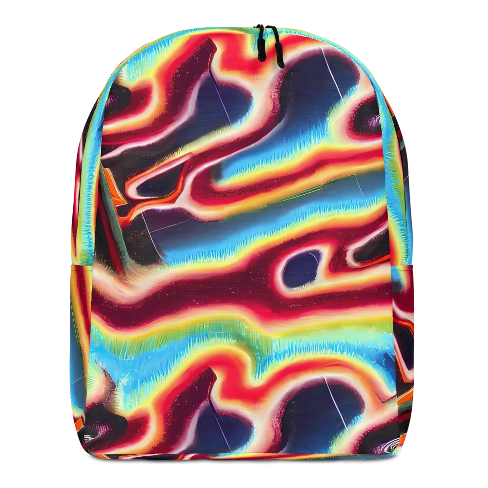 Afterdark Rainbow on Minimalist Backpack — Front