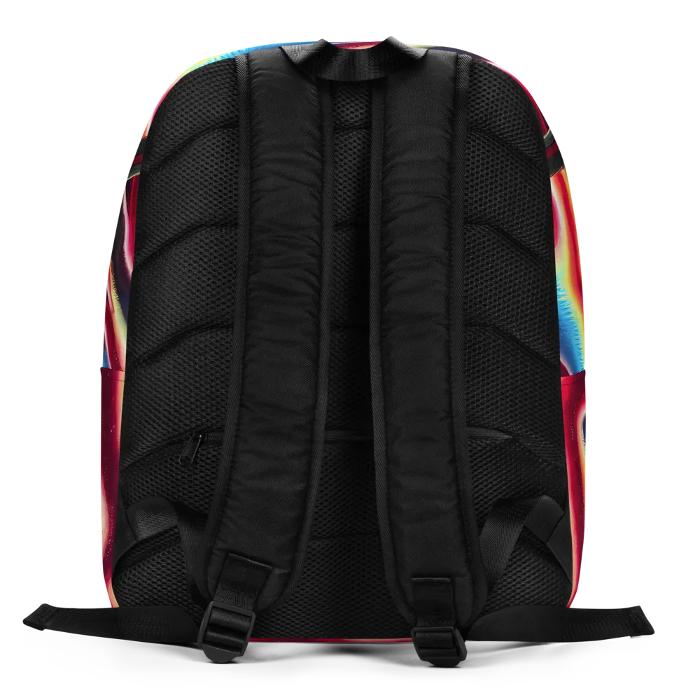 Afterdark Rainbow on Minimalist Backpack — Back