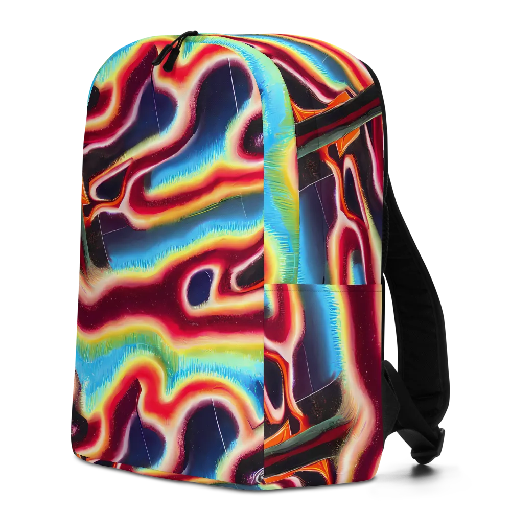 Afterdark Rainbow on Minimalist Backpack — Left