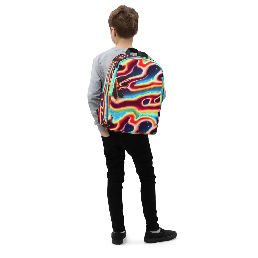 Afterdark Rainbow on Minimalist Backpack — Right Front