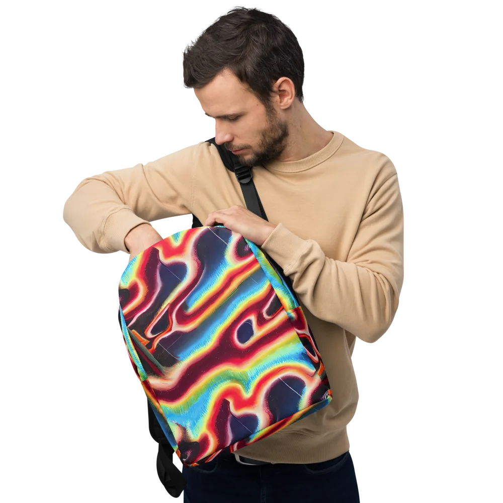 Afterdark Rainbow on Minimalist Backpack — Front