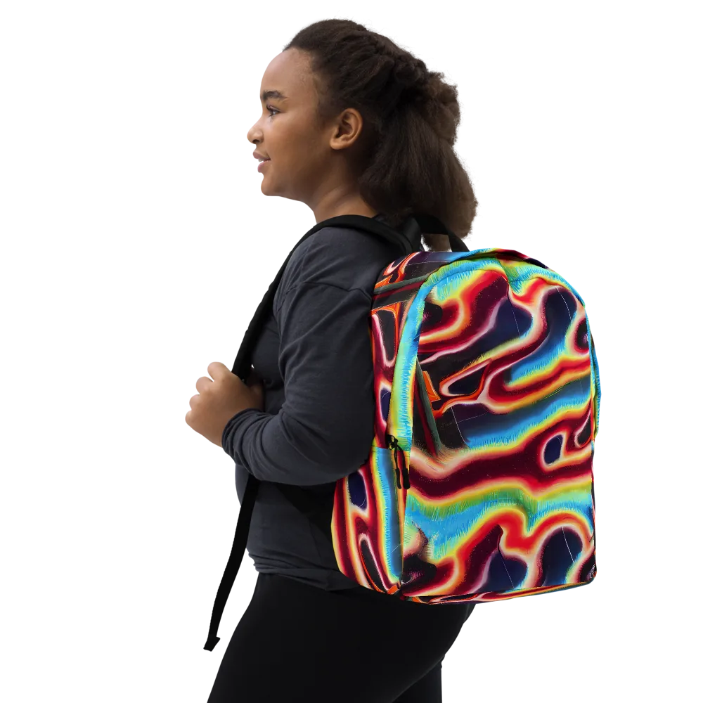 Afterdark Rainbow on Minimalist Backpack — Right Front