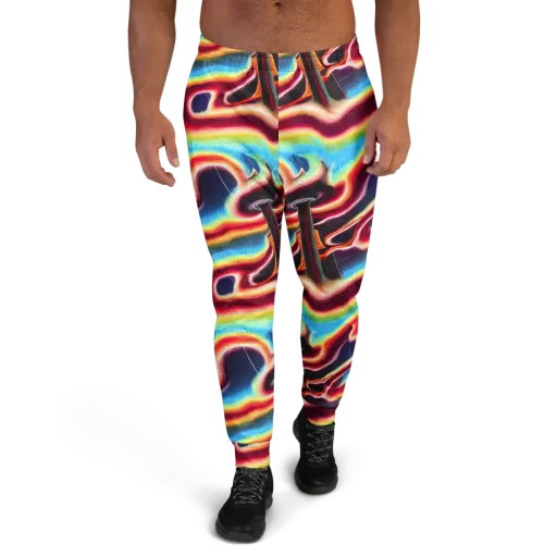 Afterdark Rainbow on a Men's Joggers