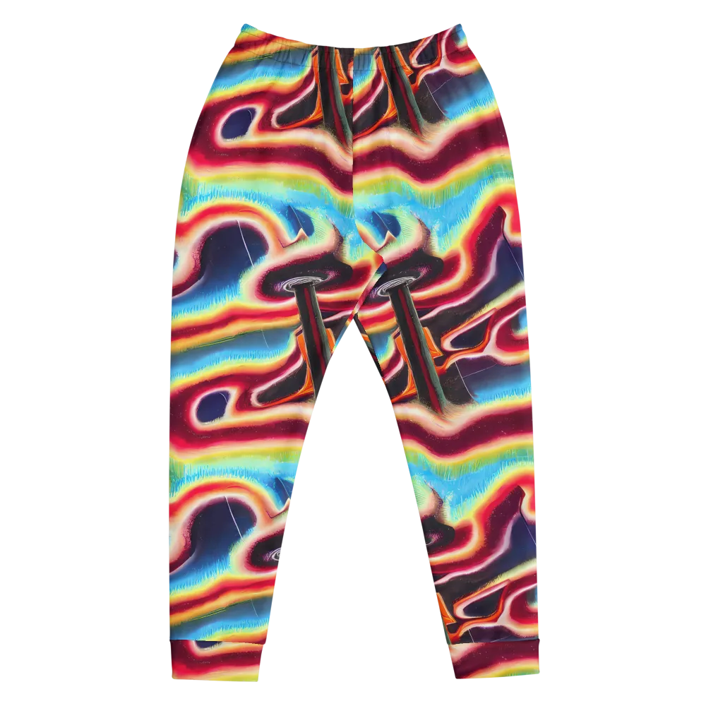 Afterdark Rainbow on Men's Joggers — Front