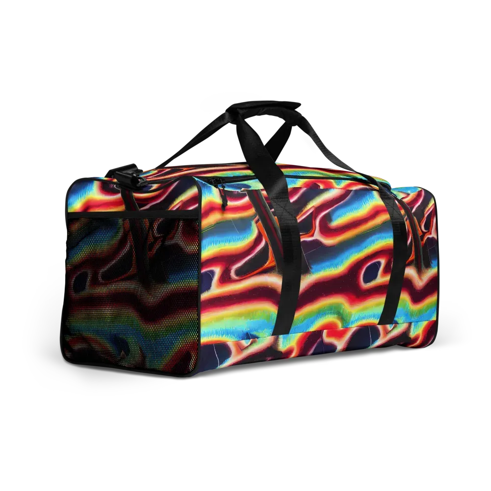 Afterdark Rainbow on Duffle Bag — Right Front
