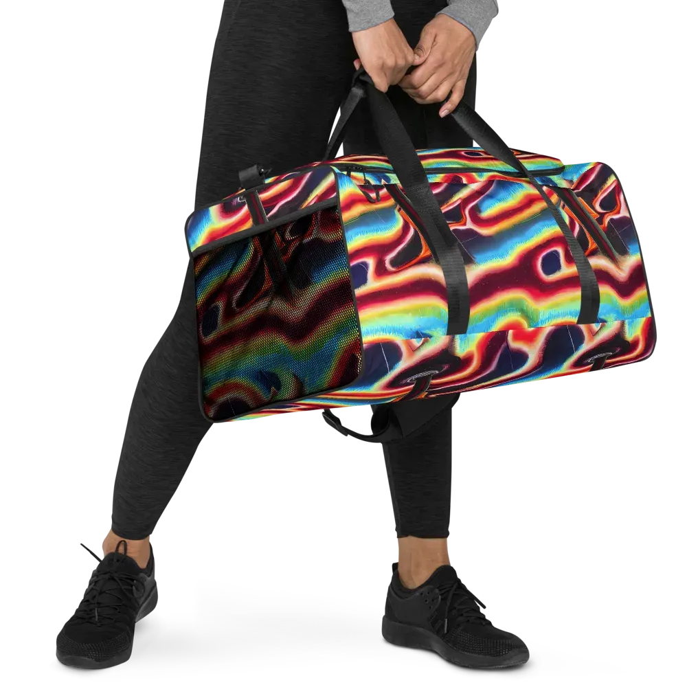 Afterdark Rainbow on Duffle Bag — Right Front