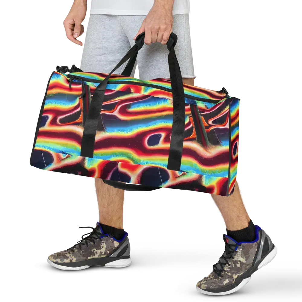 Afterdark Rainbow on Duffle Bag — Front