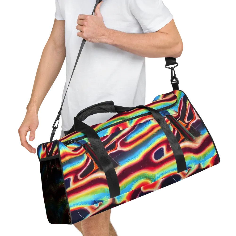 Afterdark Rainbow on Duffle Bag — Right Front